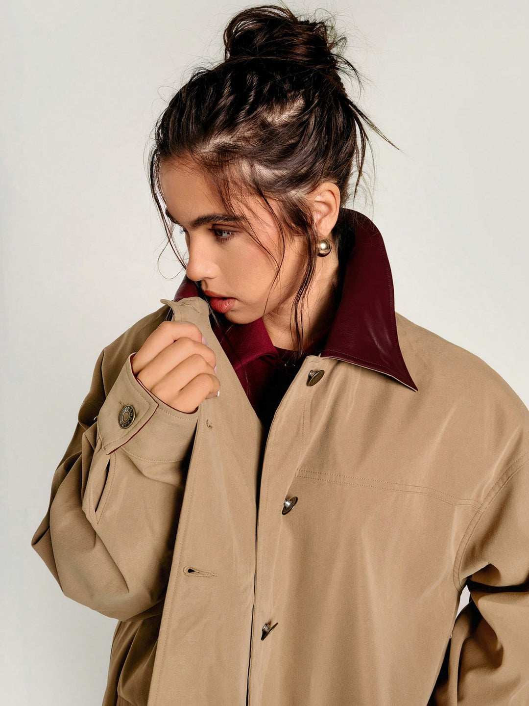 Trench SHEIN, maro