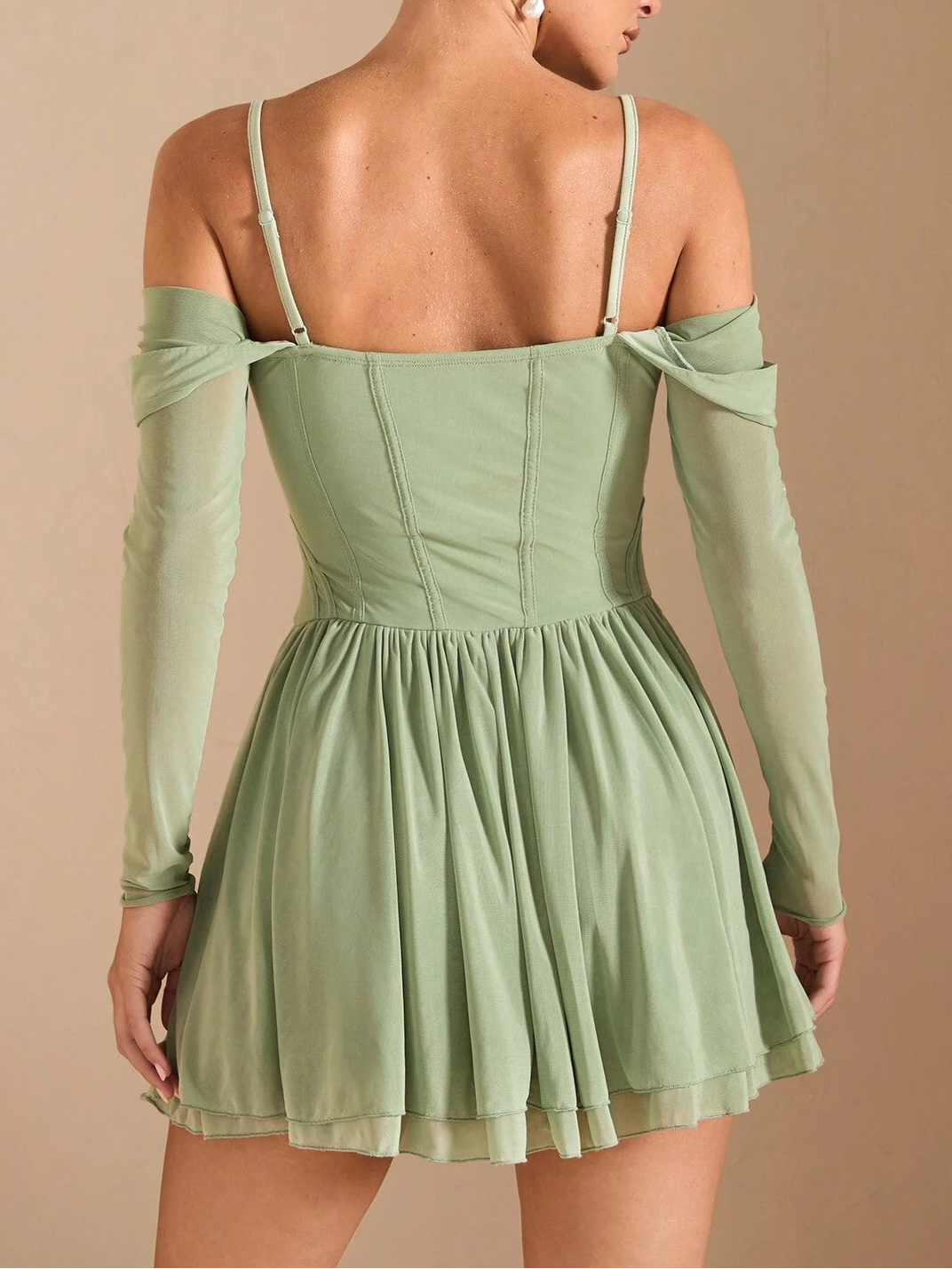 Rochie mini SHEIN, verde