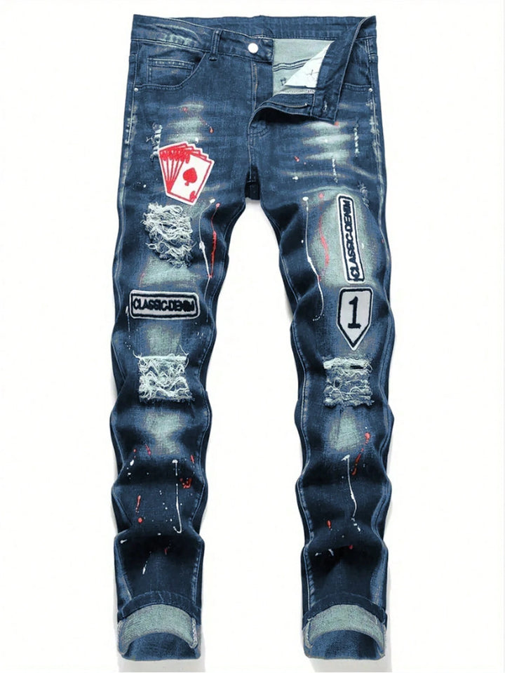 Jeans SHEIN, albastrtu