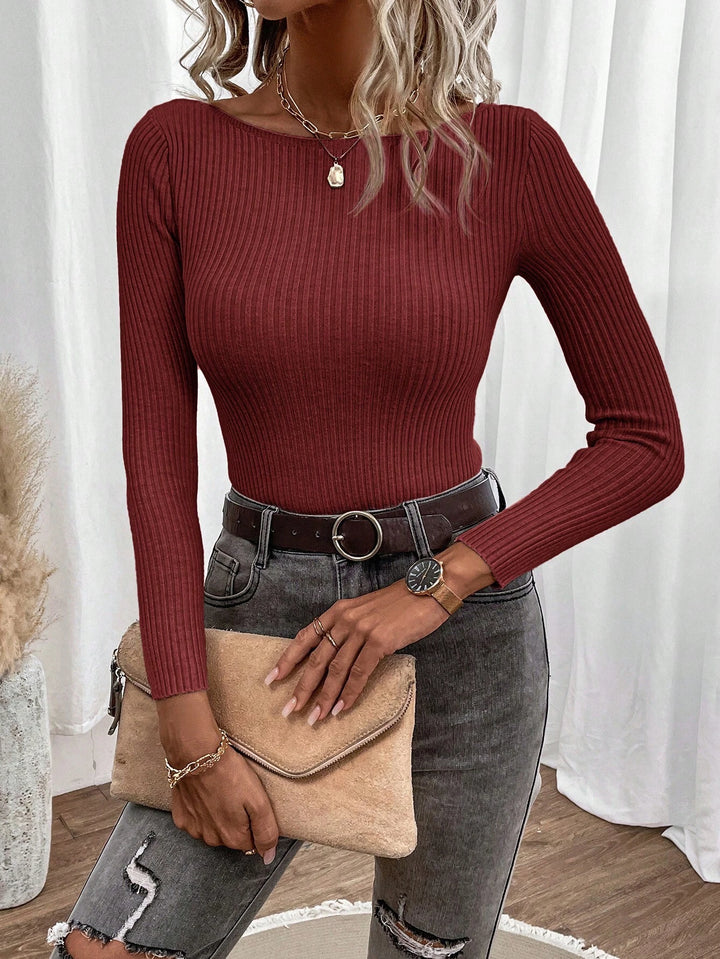 SHEIN blúz, bordó