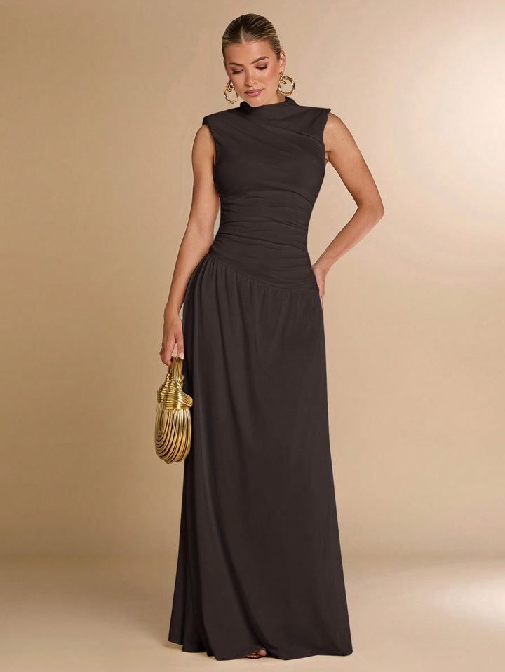 Rochie maxi SHEIN, maro