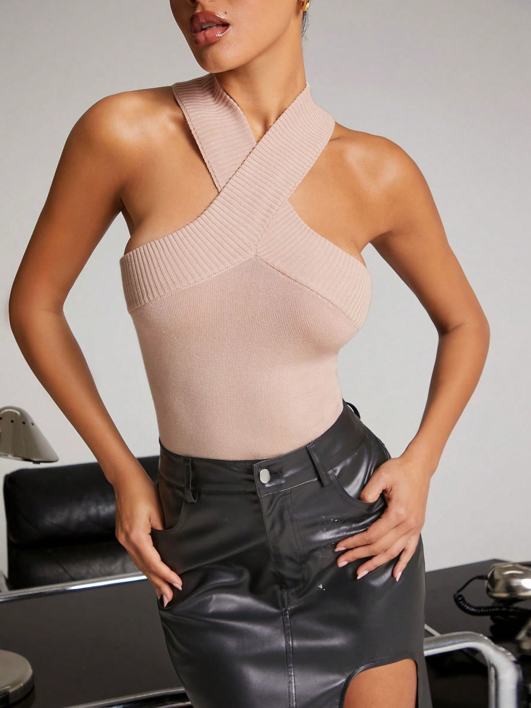 Body tip pulover SHEIN, roz