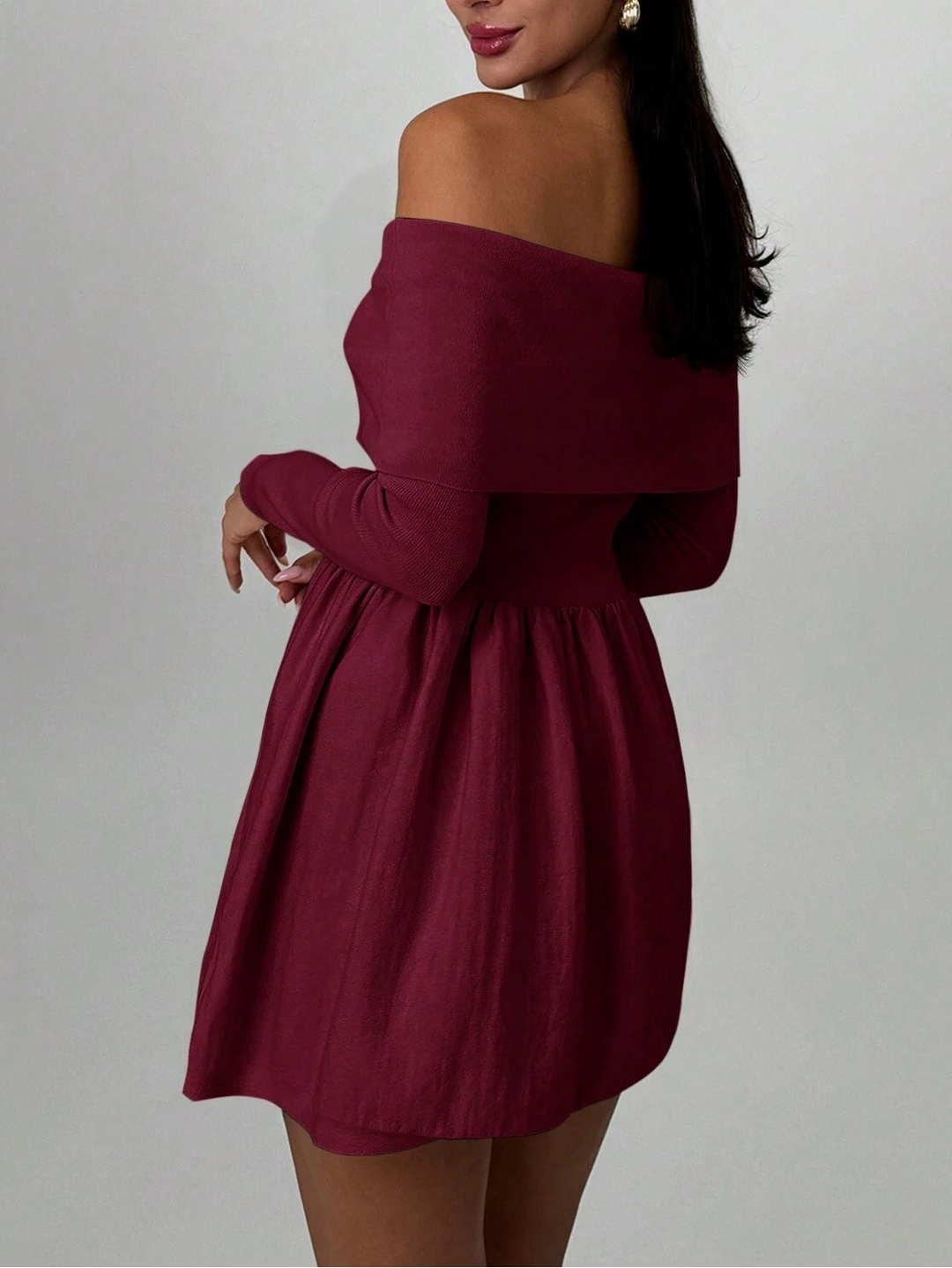 Rochie mini Shein, vișiniu