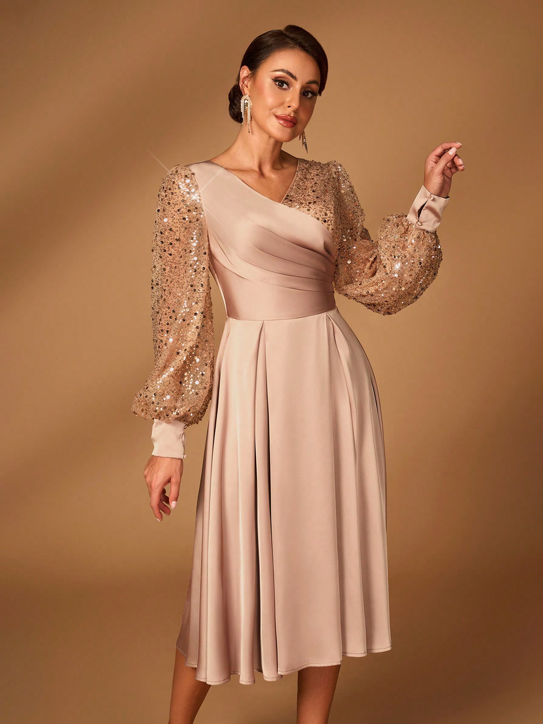 Rochie SHEIN, auriu