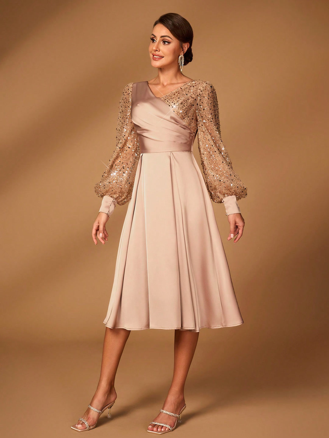 Rochie SHEIN, auriu