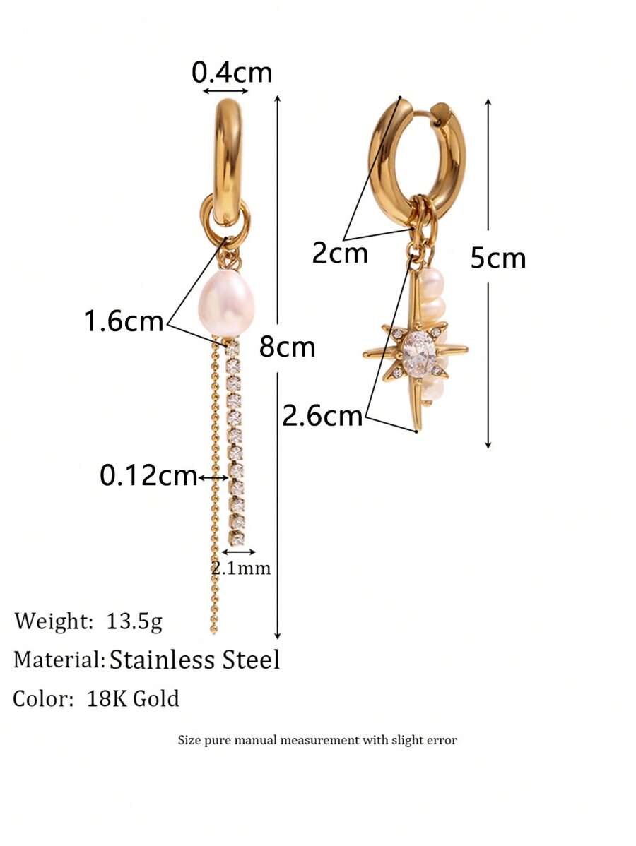 Set cercei SHEIN, auriu