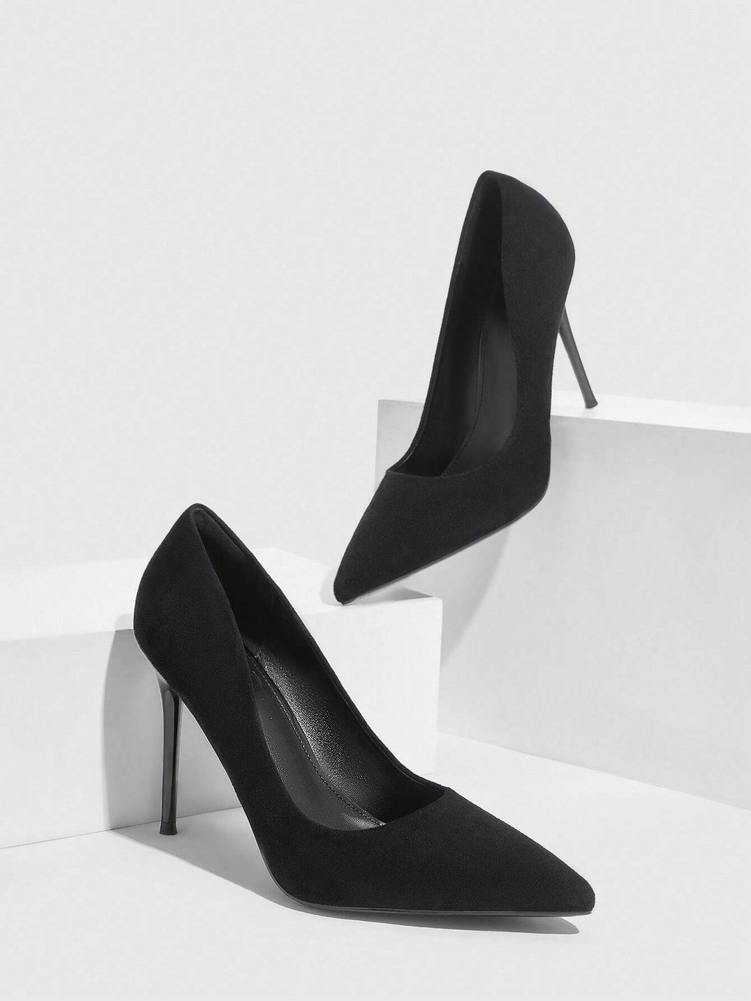 Pantofi cu toc SHEIN, negru