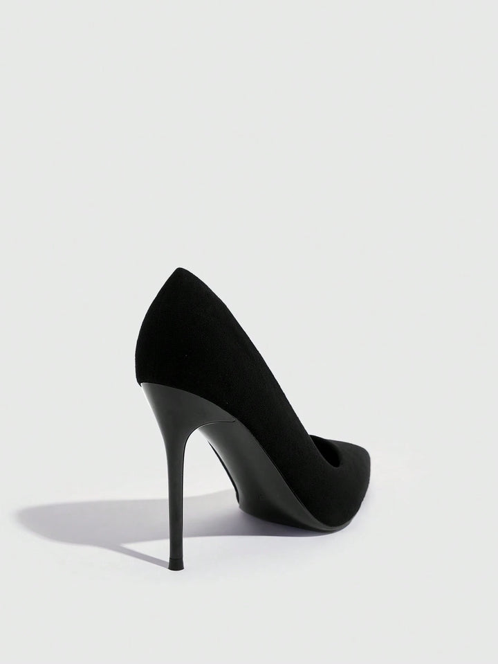 Pantofi cu toc SHEIN, negru