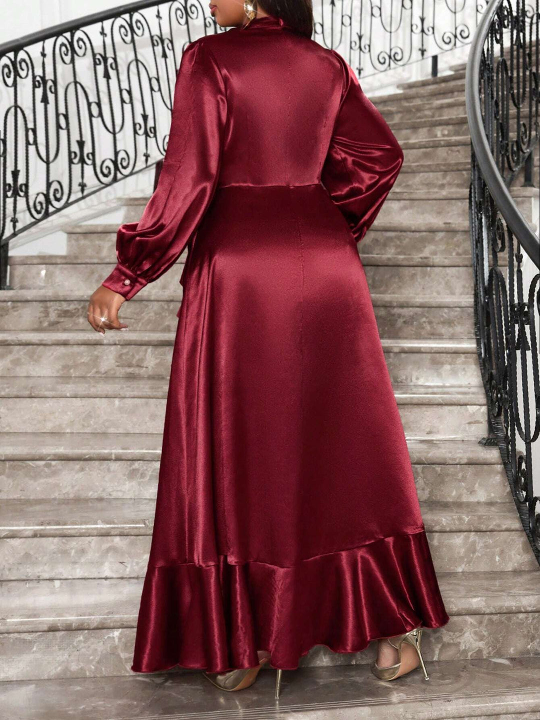 Rochie maxi SHEIN, vișiniu