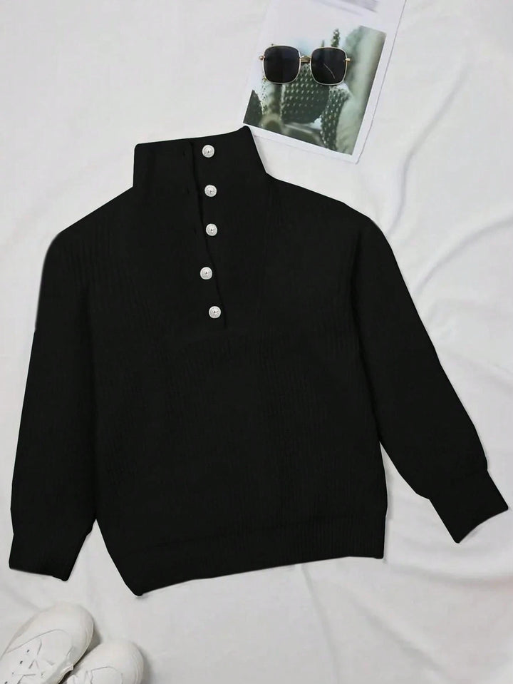 Pulover SHEIN, negru