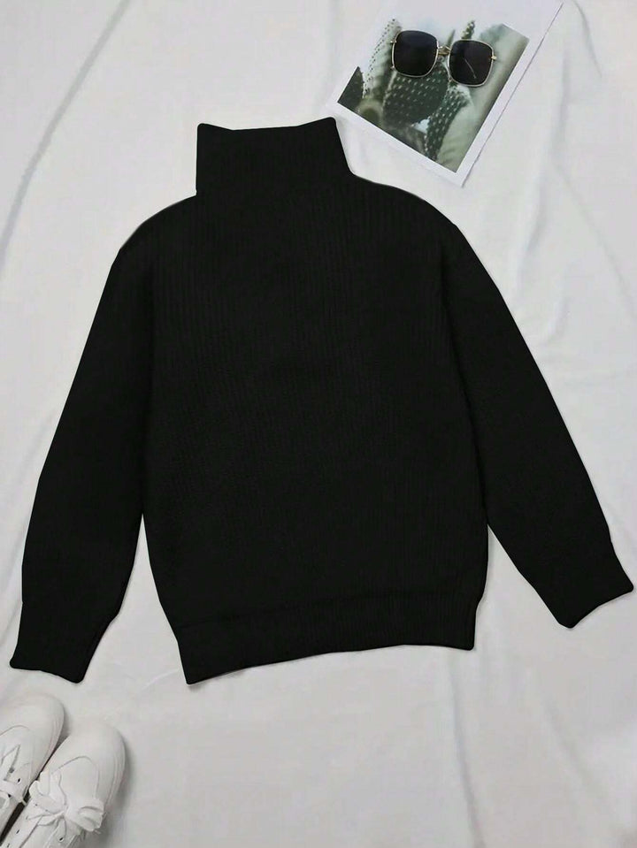 Pulover SHEIN, negru