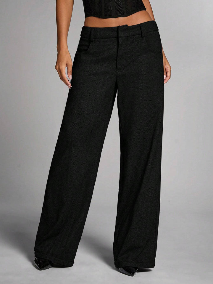 Pantaloni SHEIN, negru