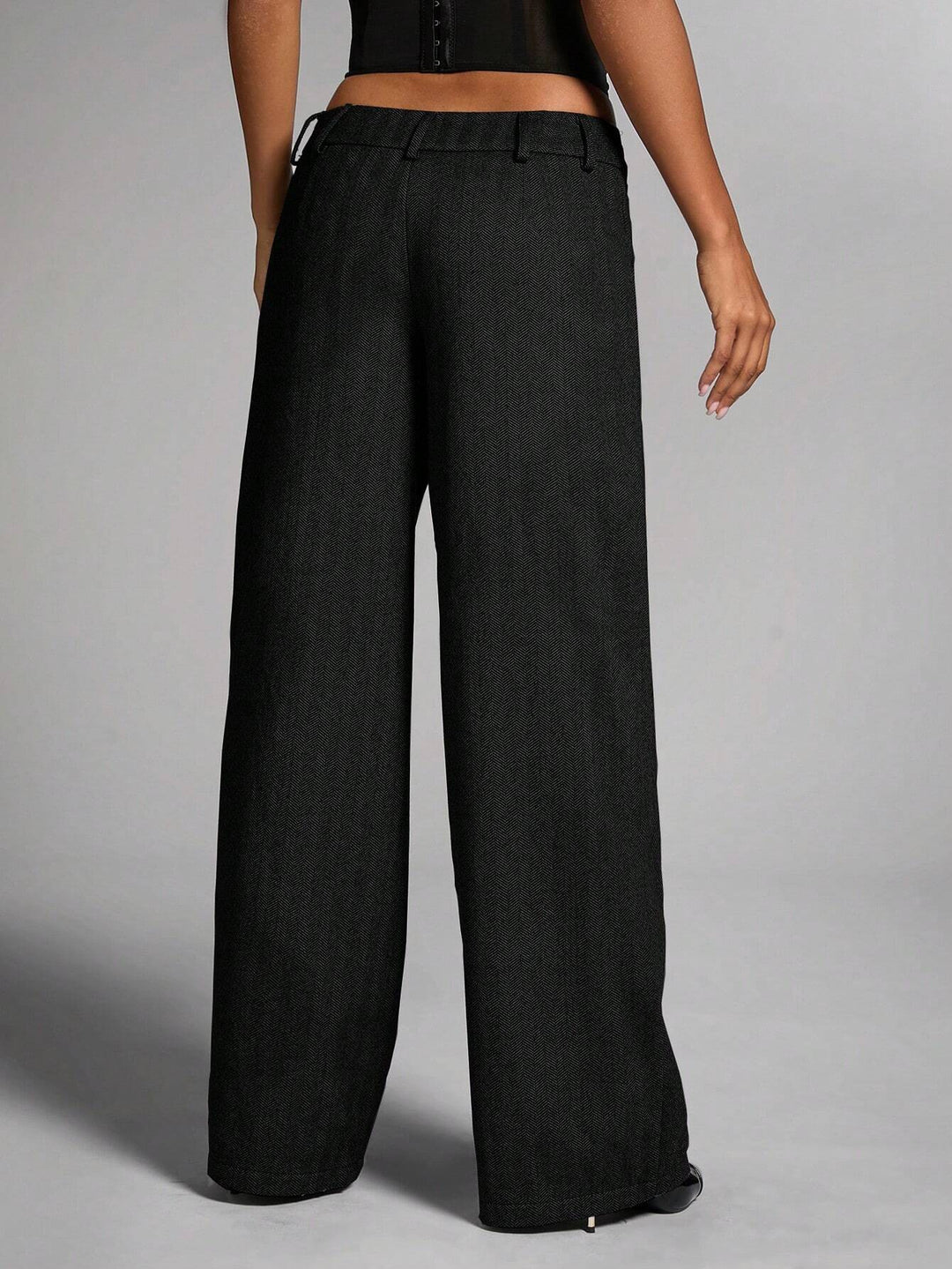 Pantaloni SHEIN, negru