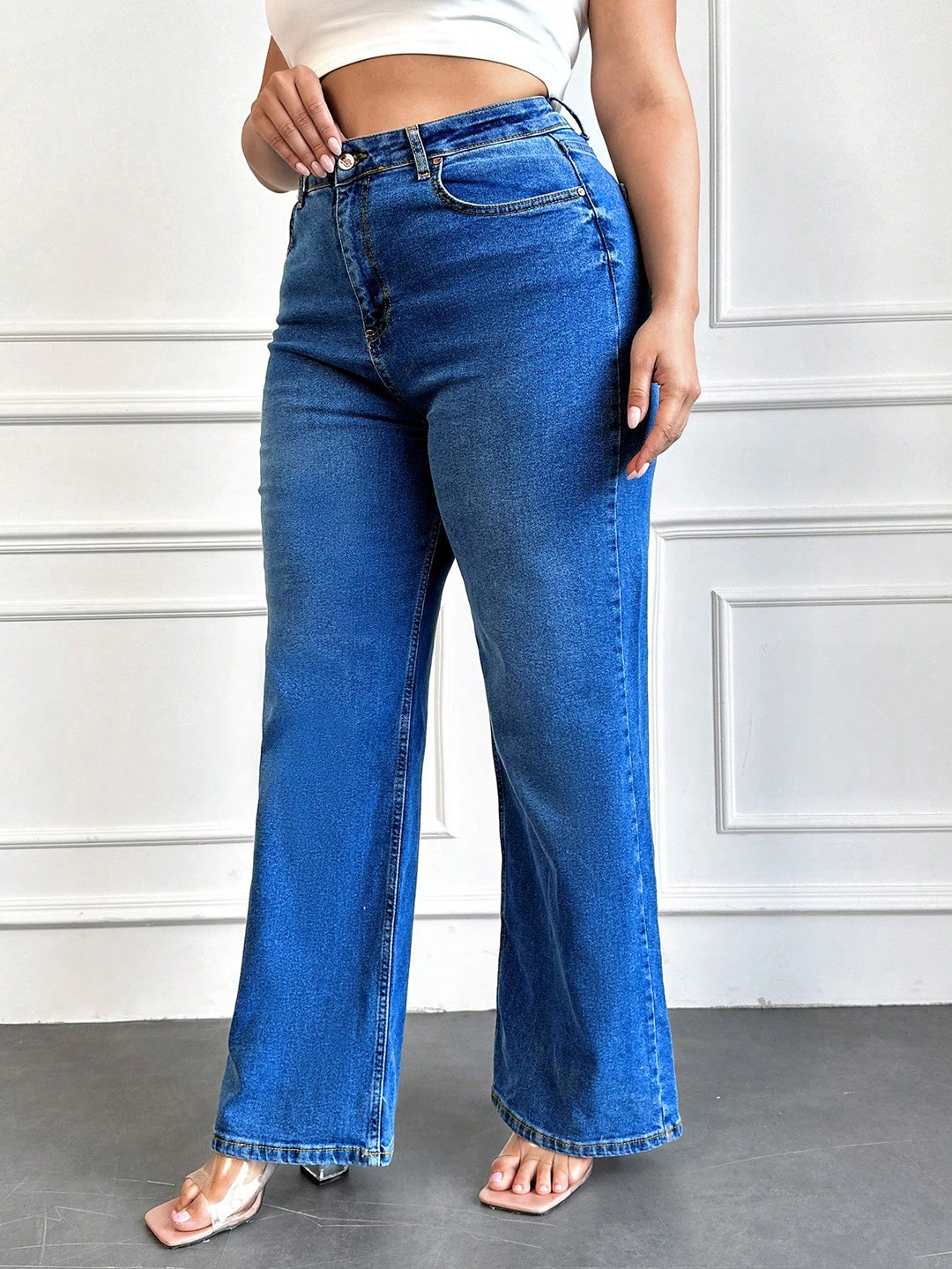 Jeans SHEIN, albastru