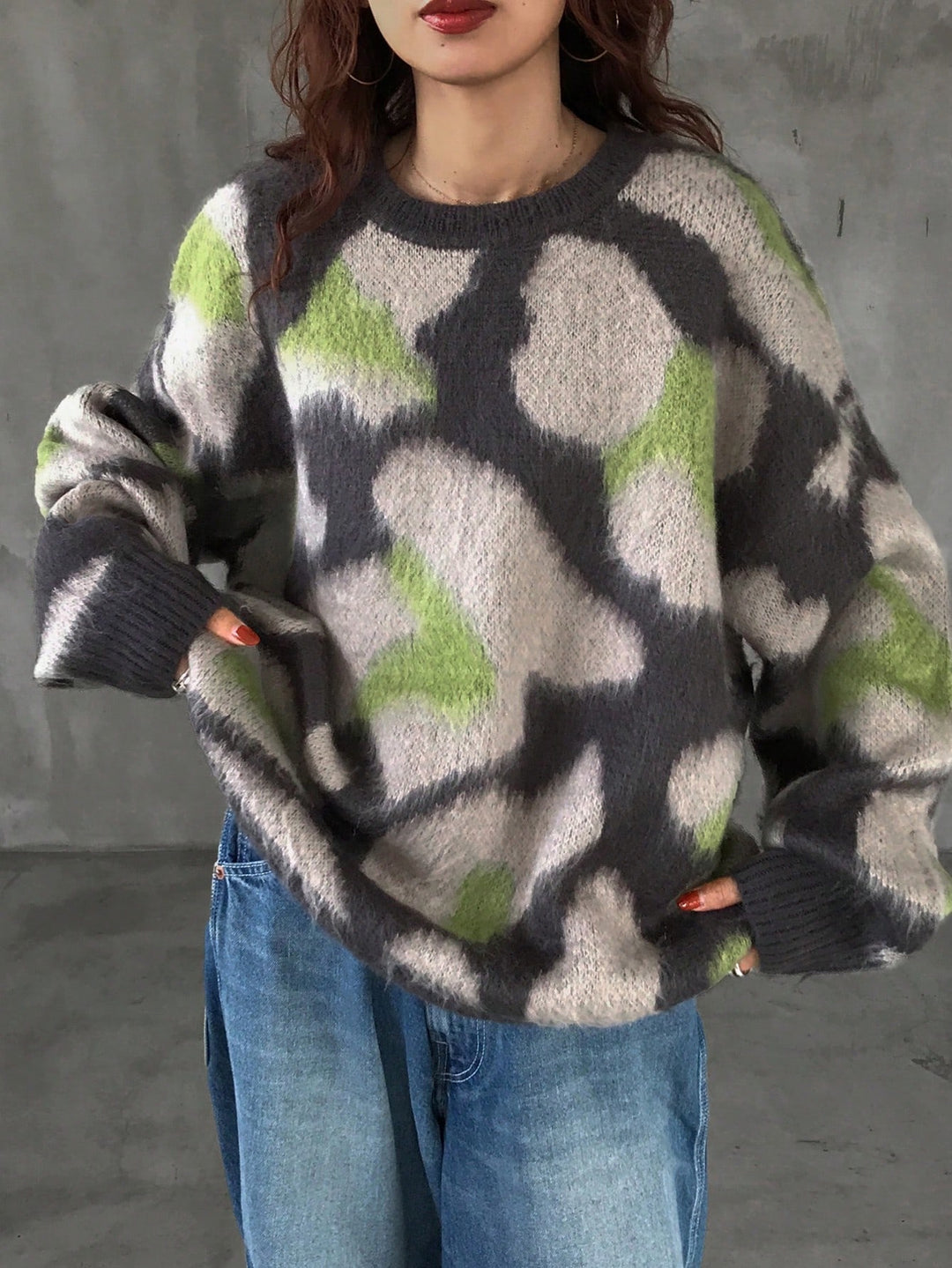 Pulover SHEIN, verde