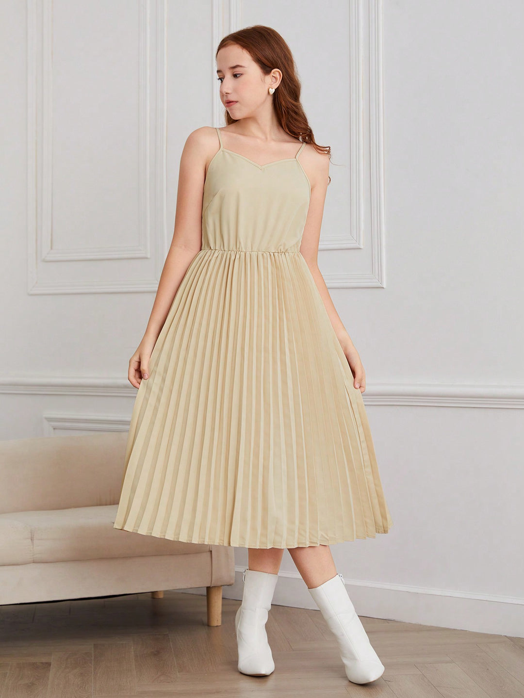 Rochie SHEIN, kaki