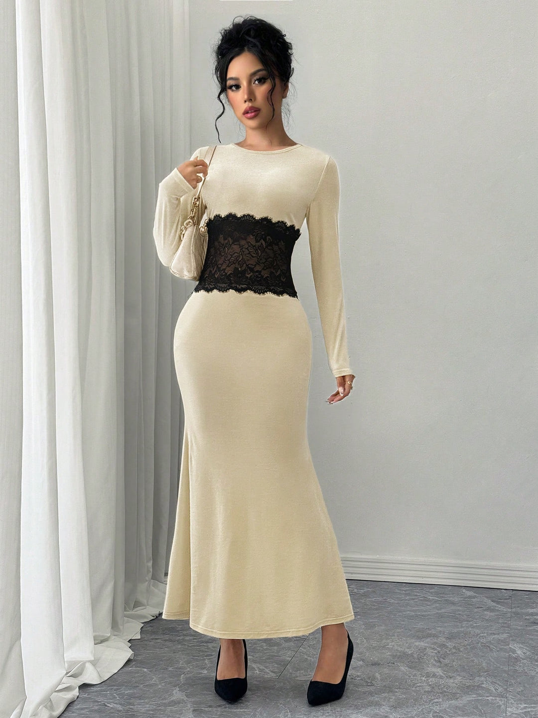 Rochie maxi SHEIN, mix culori