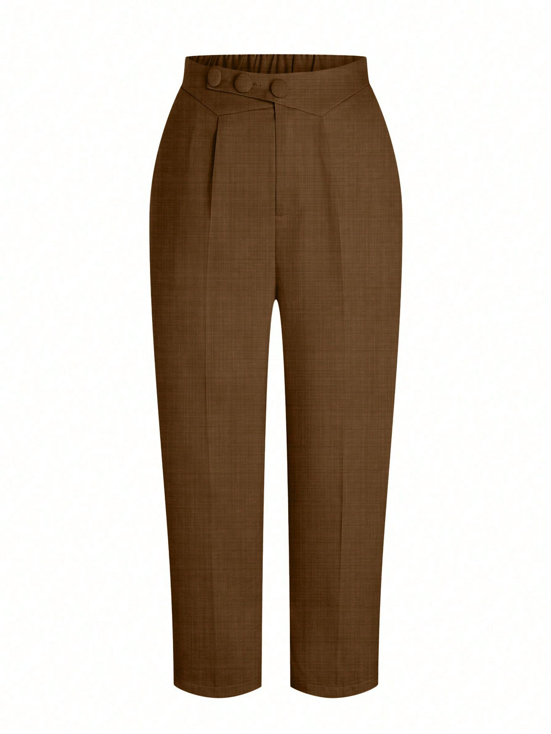 Pantalon de costum SHEIN, maro