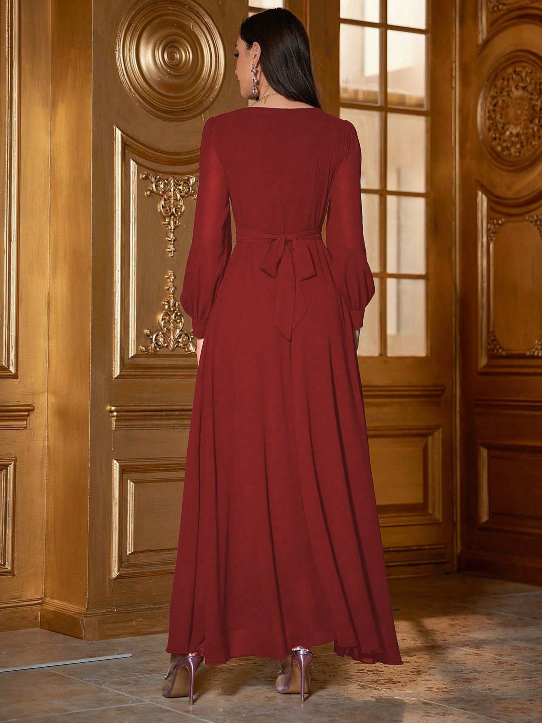 Rochie maxi SHEIN, roșu