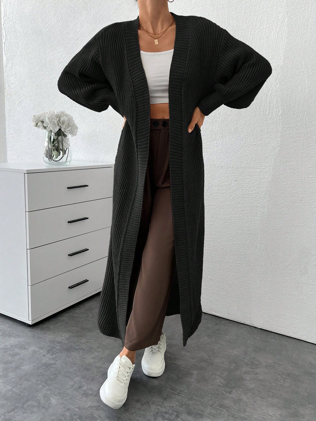 Cardigan SHEIN, negru