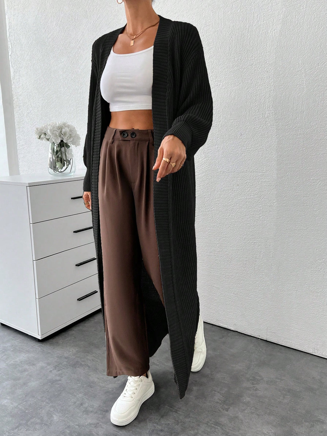 Cardigan SHEIN, negru