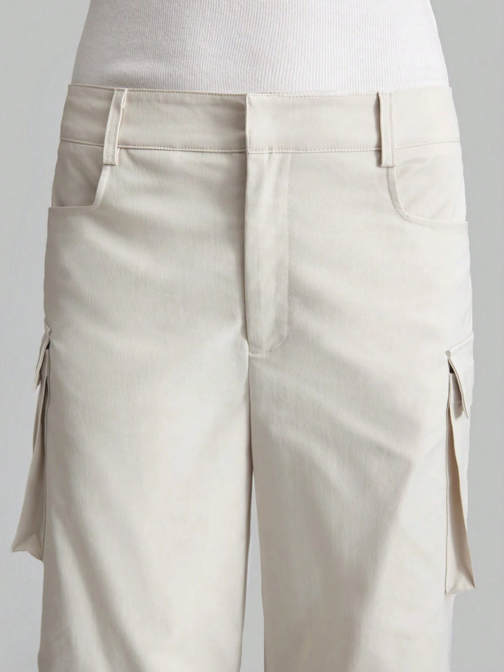 Pantaloni SHEIN, crem