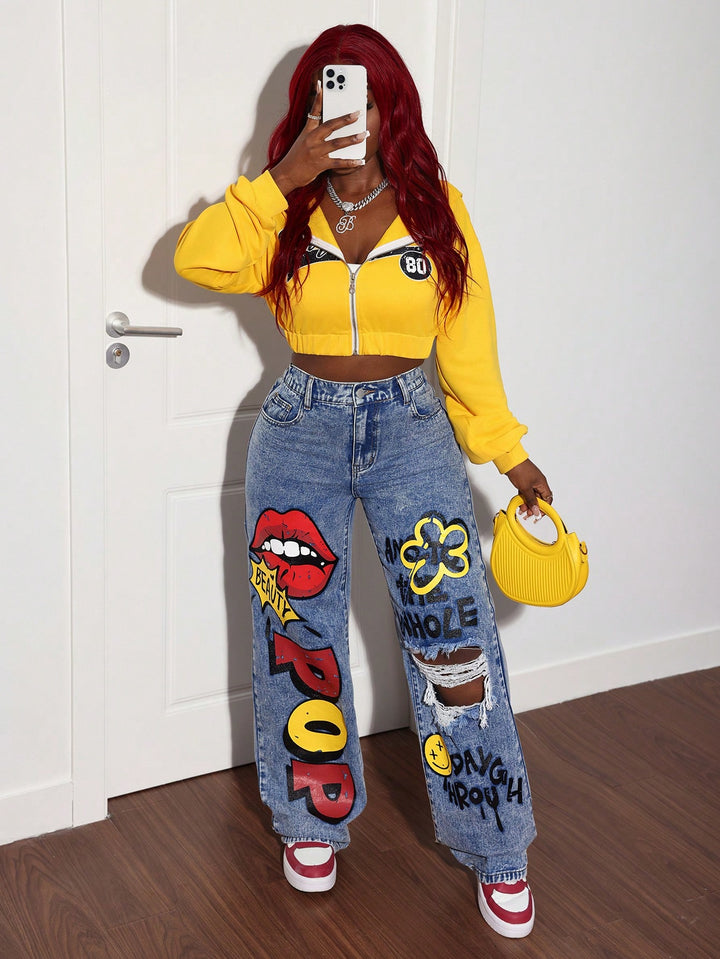 Jeans SHEIN, albastru