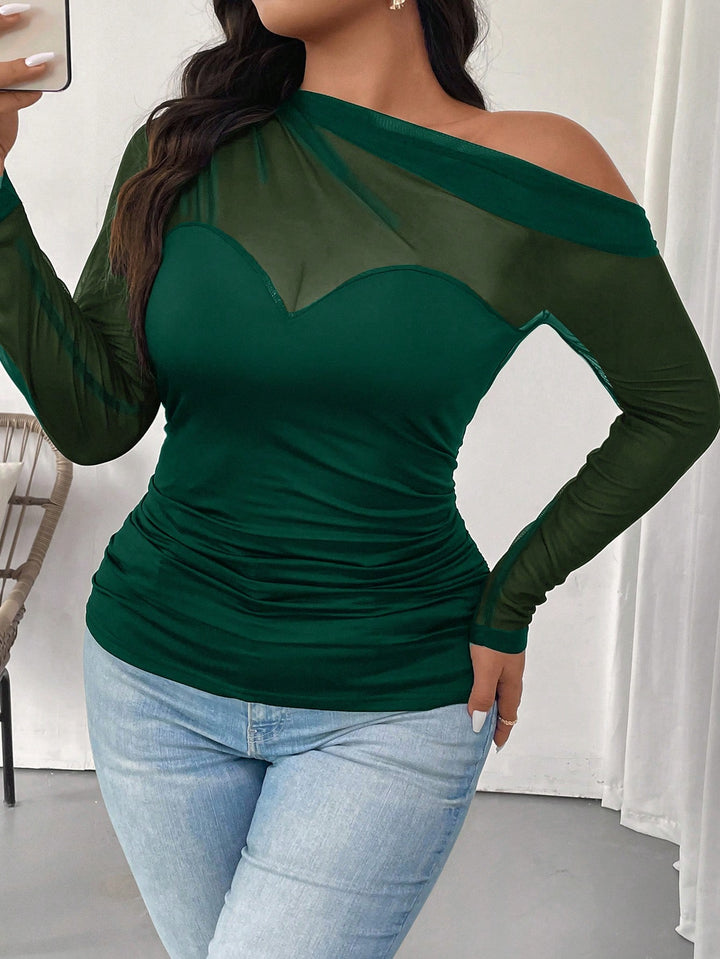 Bluză SHEIN, verde