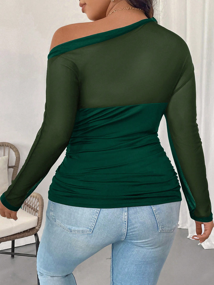 Bluză SHEIN, verde