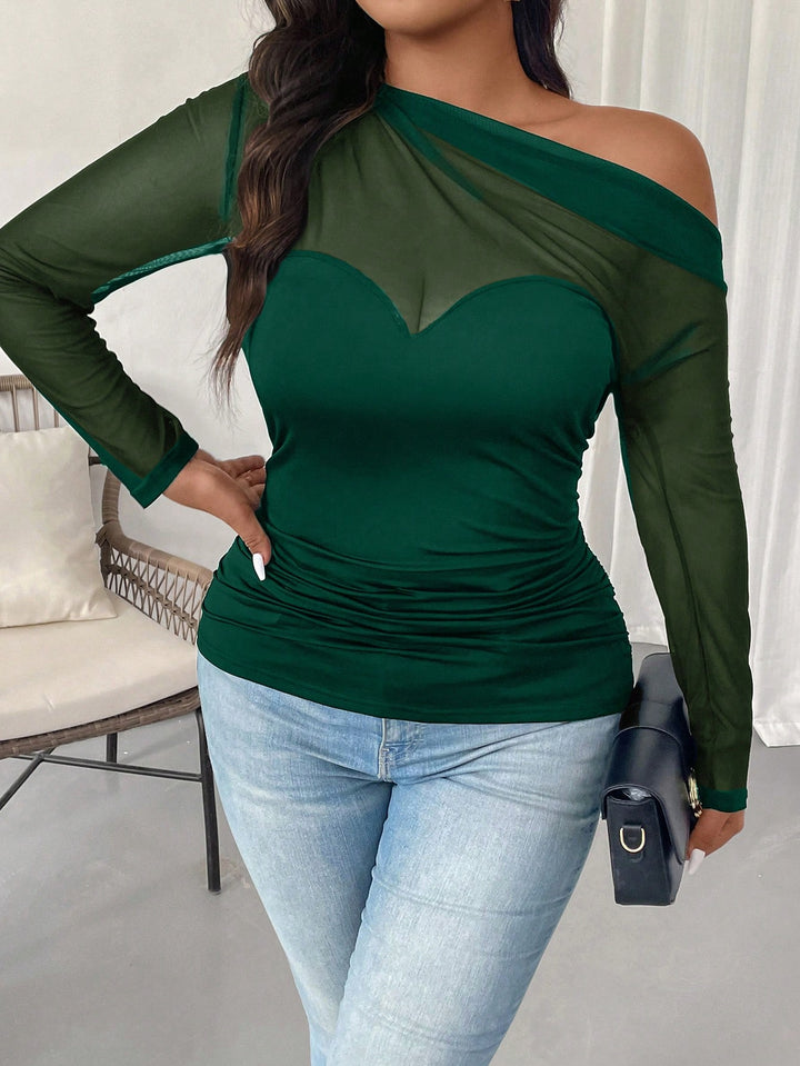 Bluză SHEIN, verde