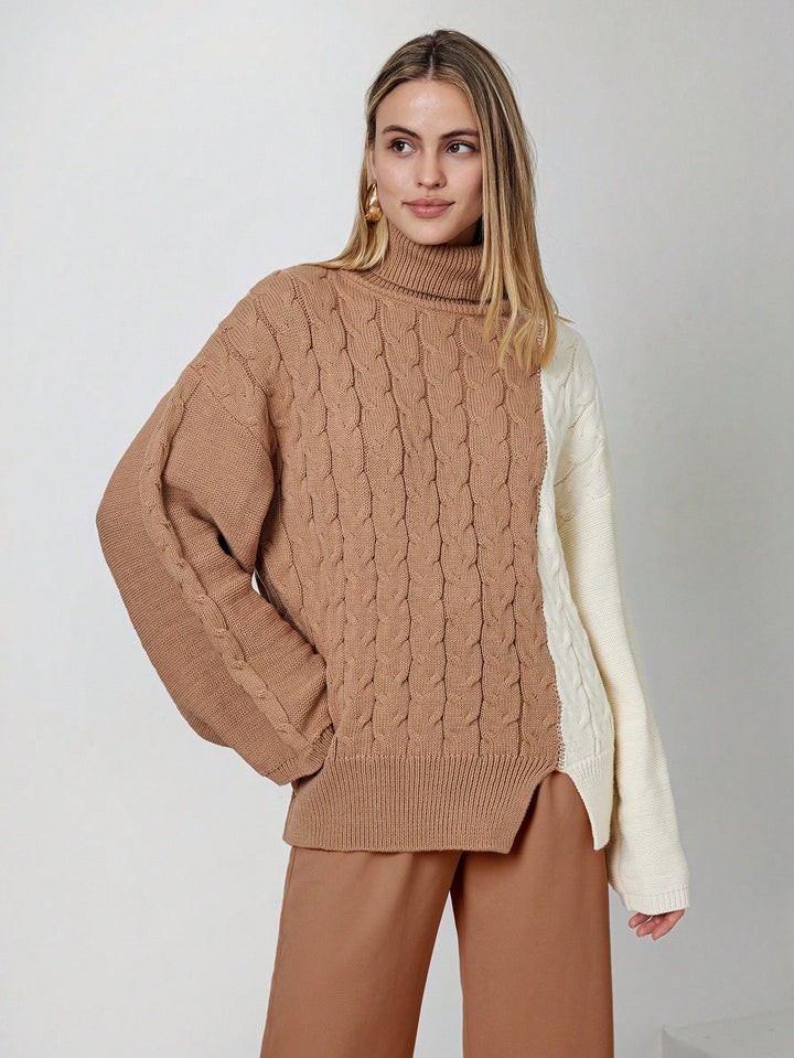 Pulover SHEIN, kaki