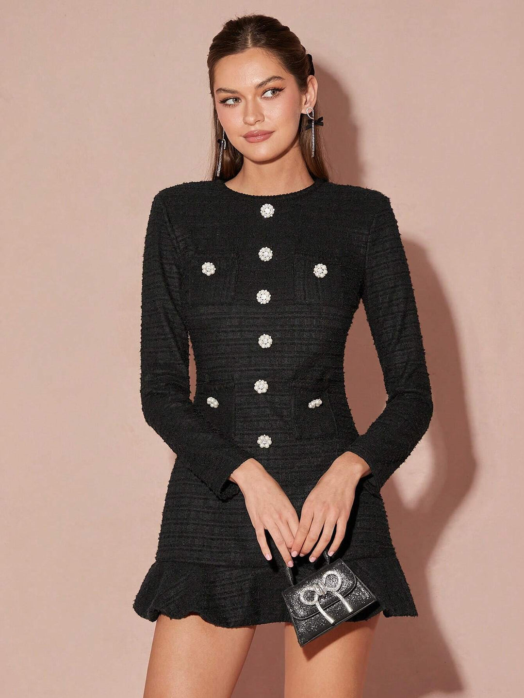 Rochie mini SHEIN, negru