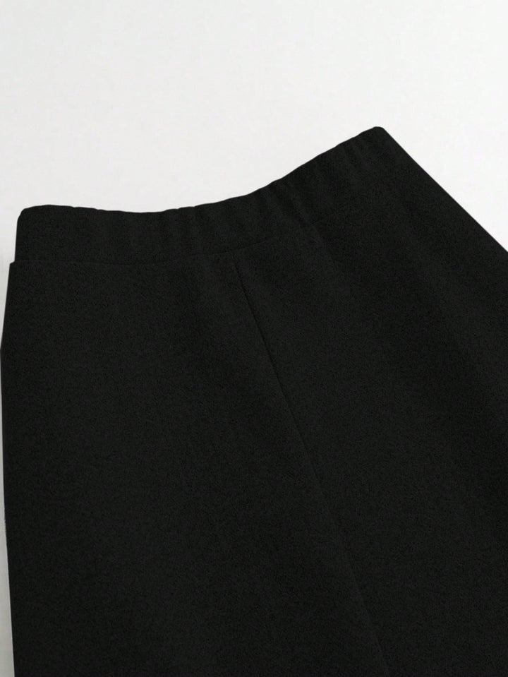 SHEIN maxiszoknya, fekete