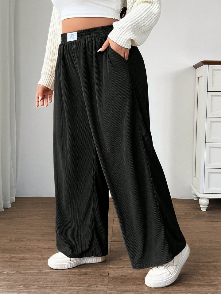 Pantaloni SHEIN, negru
