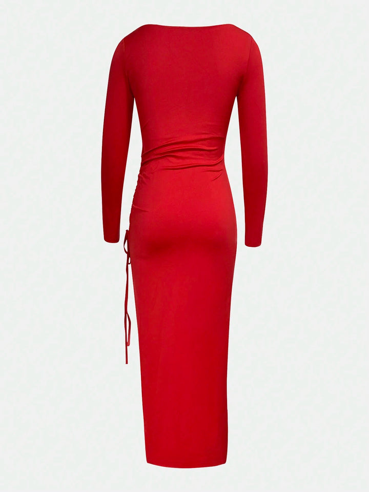 Rochie maxi SHEIN, roșu