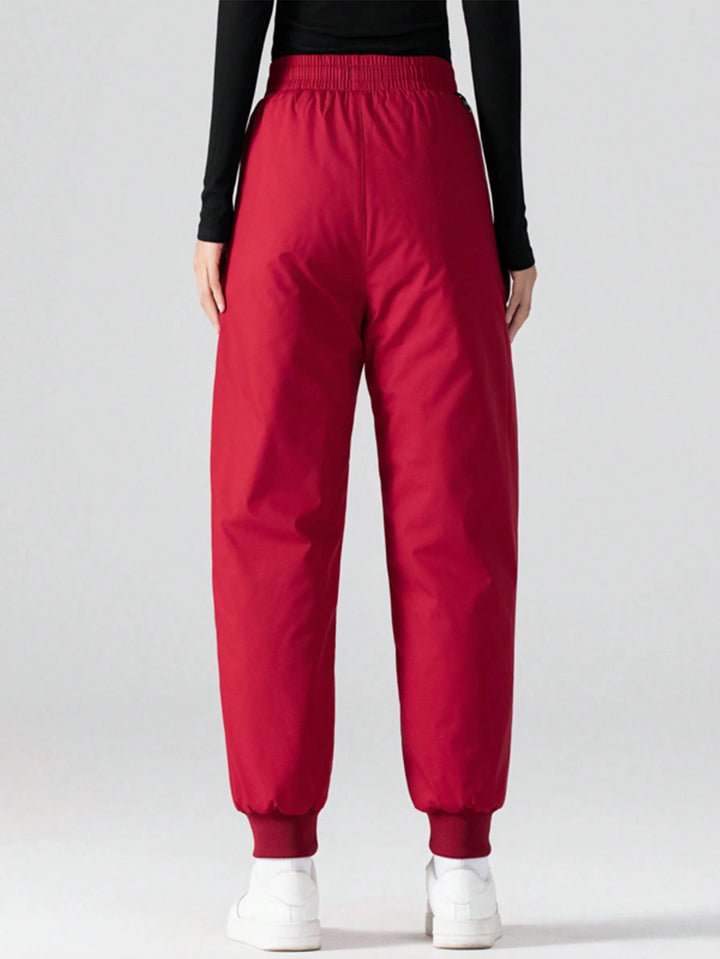 Pantaloni SHEIN, roșu