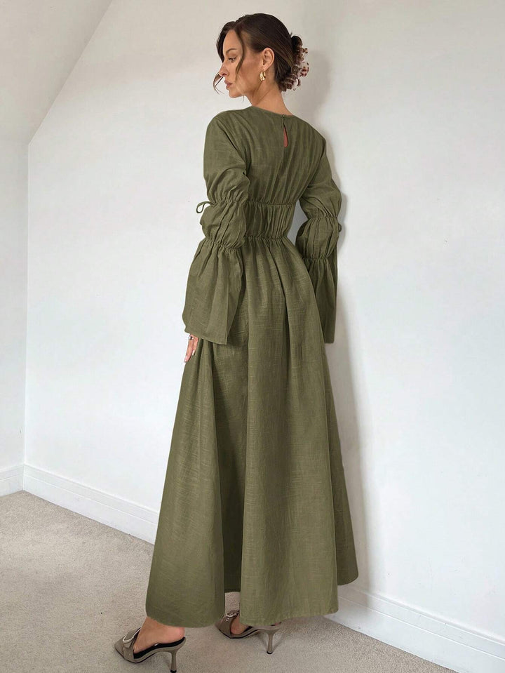 Rochie lungă SHEIN, verde