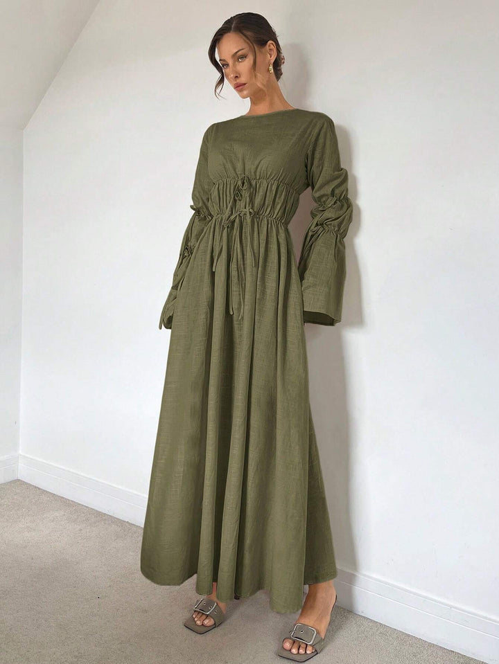 Rochie lungă SHEIN, verde