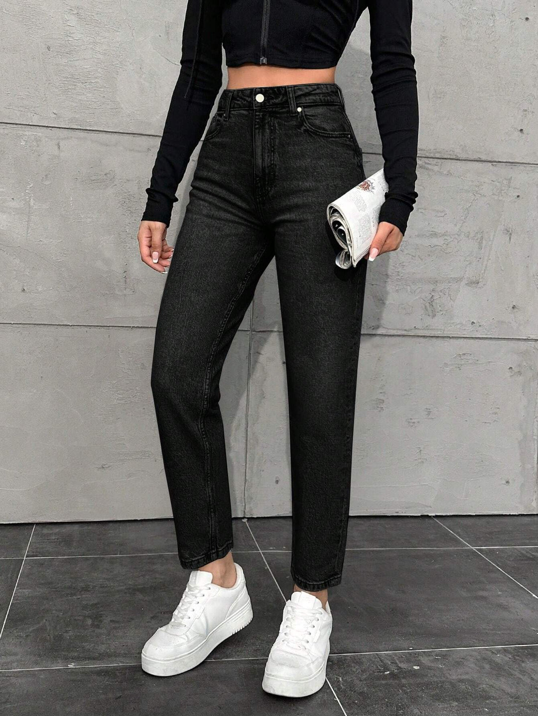 Jeans SHEIN, negru