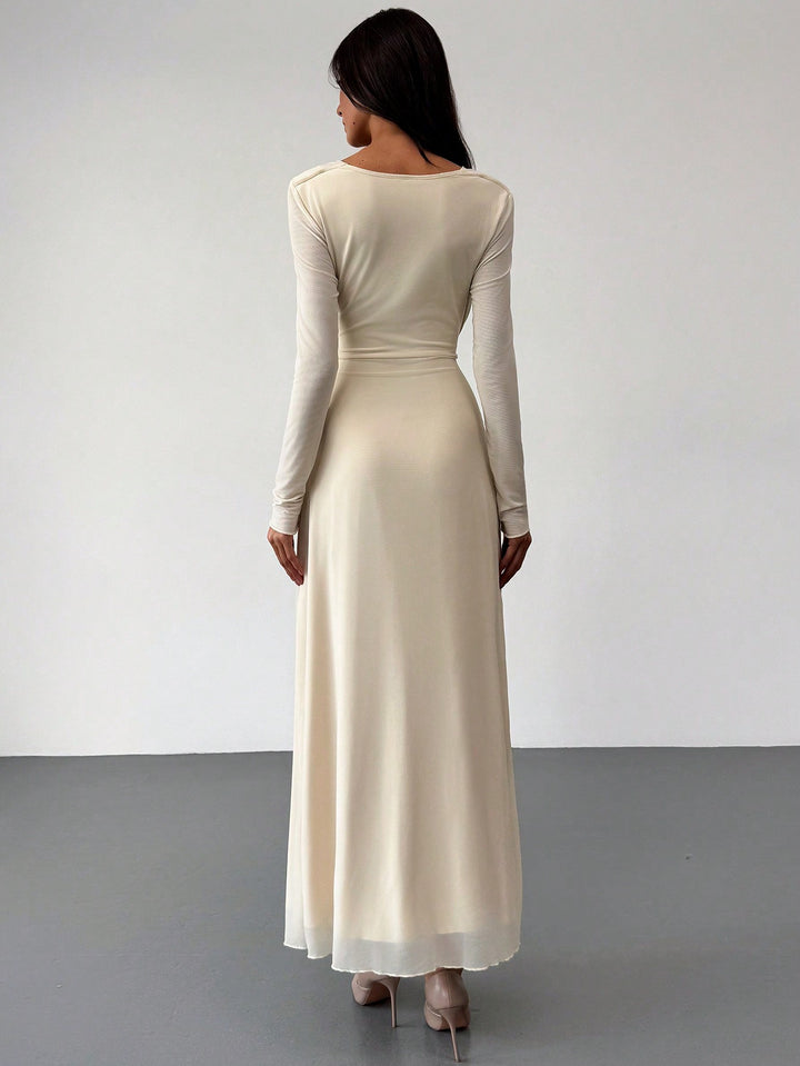 Rochie maxi SHEIN, portocaliu