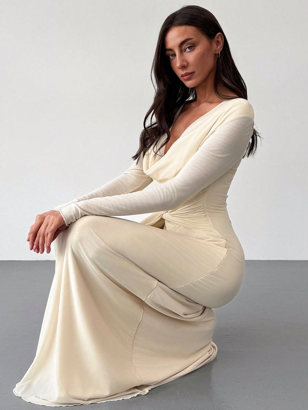 Rochie maxi SHEIN, portocaliu