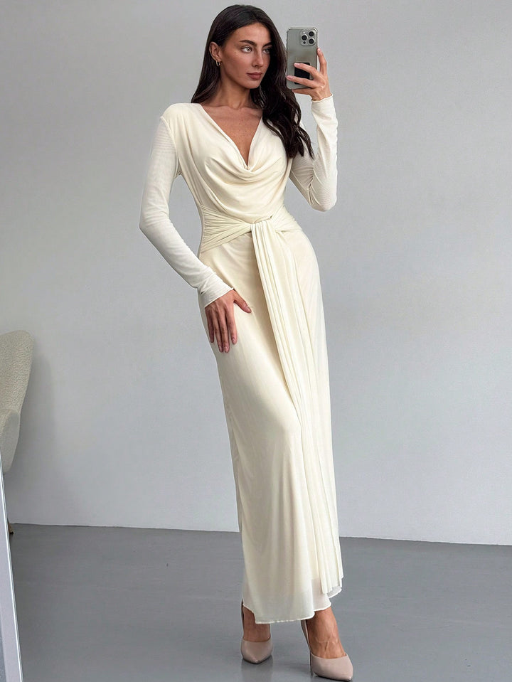 Rochie maxi SHEIN, portocaliu
