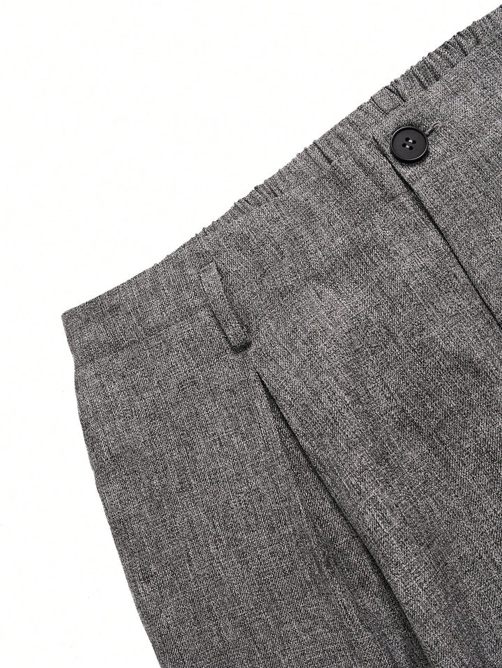 Pantalon de costum SHEIN, gri