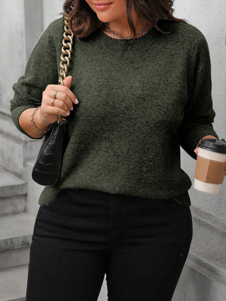 Pulover SHEIN, kaki