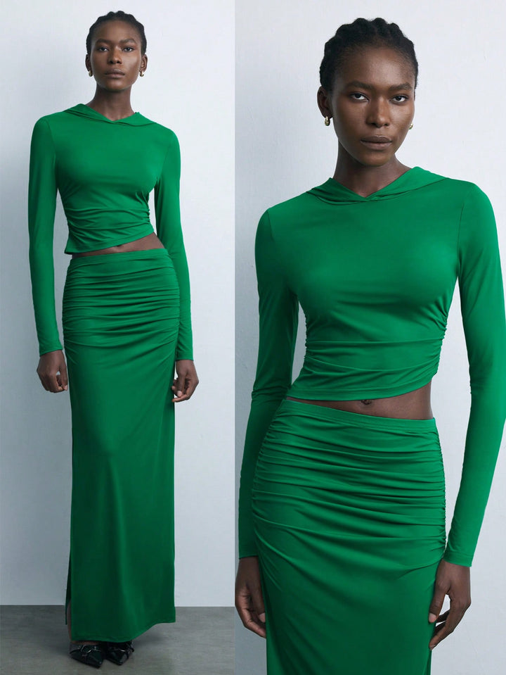 Top SHEIN, verde