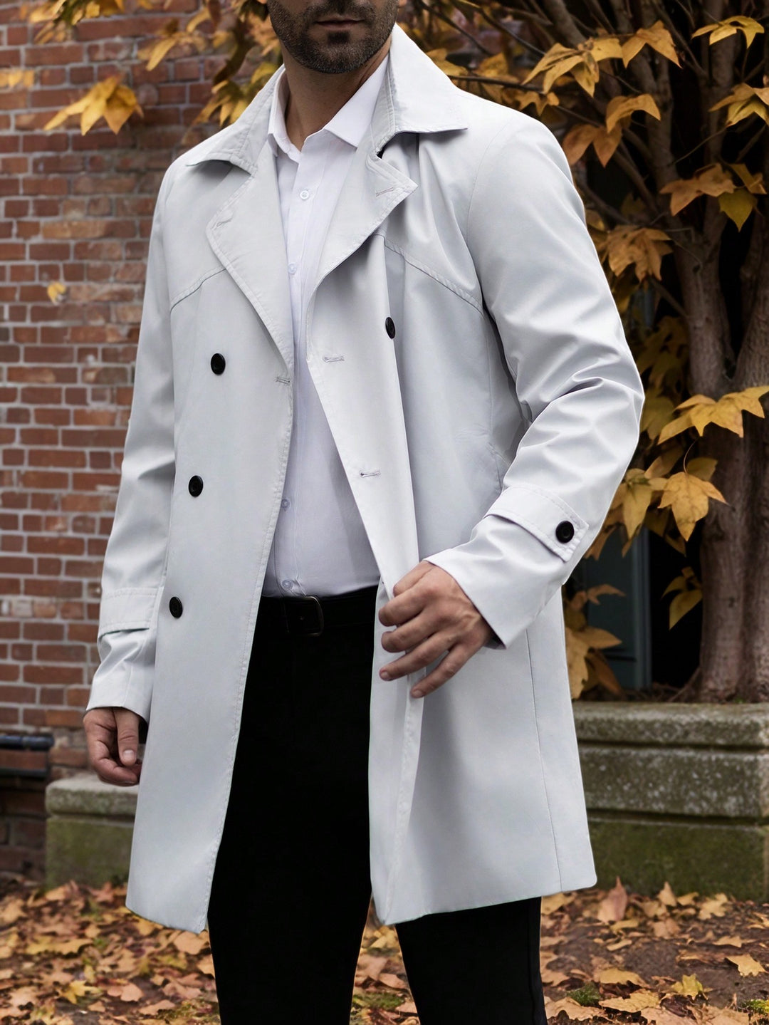 Trench SHEIN, gri