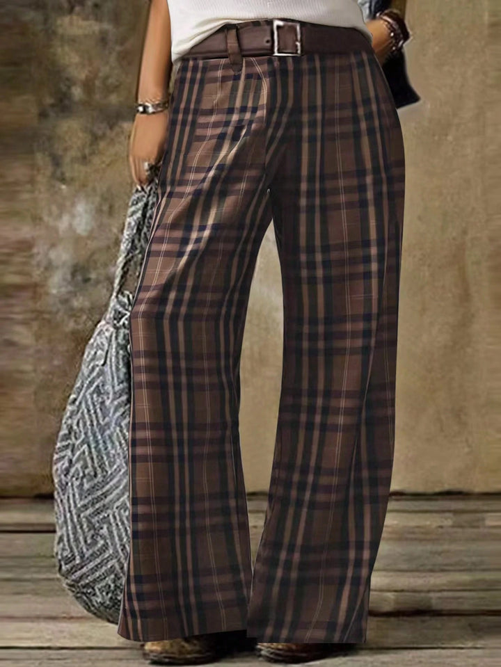 Pantaloni SHEIN, maro