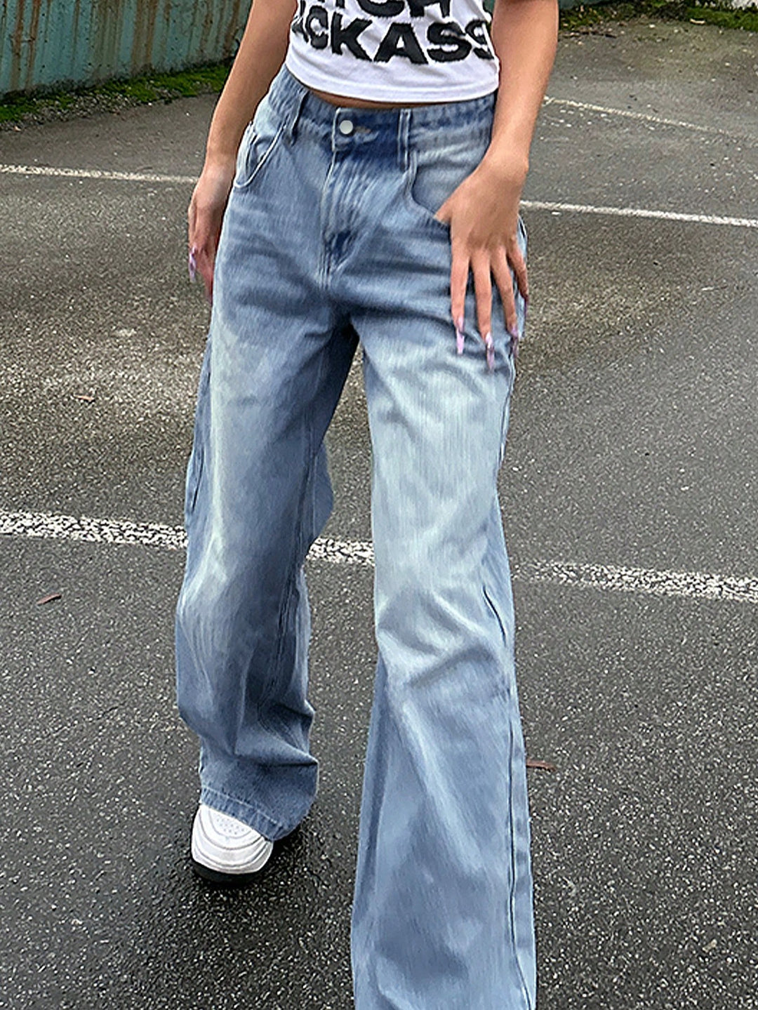 Jeans SHEIN, albastru