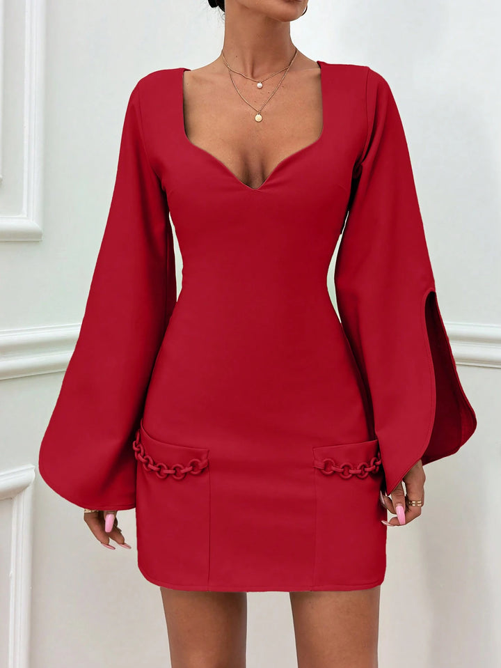 Rochie mini SHEIN, roșu