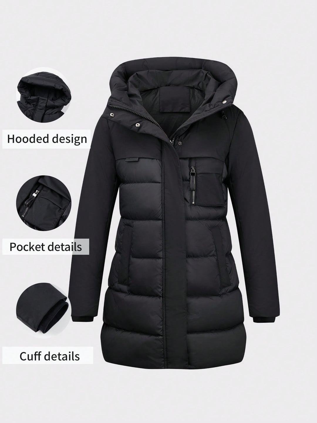 Palton SHEIN, negru